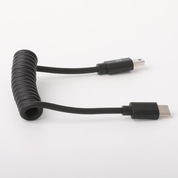 Mini 8P to Type C Coiled Spring Cable - Image 3