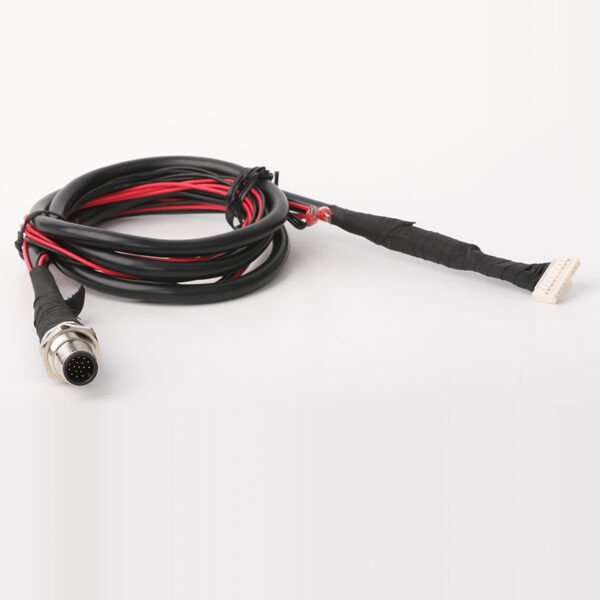 M12-17P Waterproof board end front lock male connector wire harness - Image 4