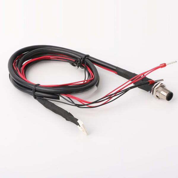 M12-17P Waterproof board end front lock male connector wire - Image 4