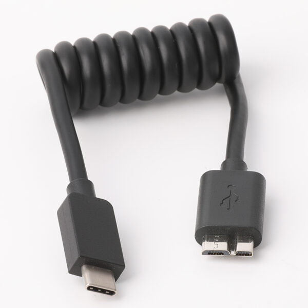 3.0 Micro B to Type C Spring Wire Cable - Image 4