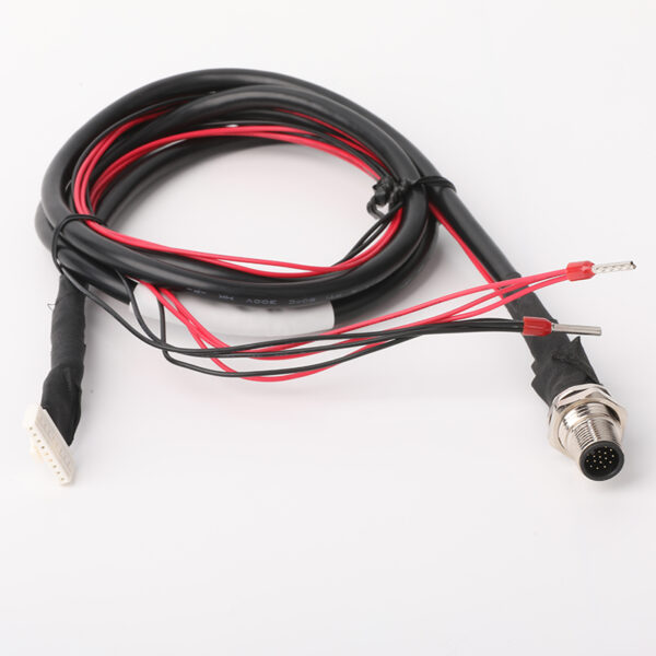 M12-17P Waterproof board end front lock male connector wire - Image 5