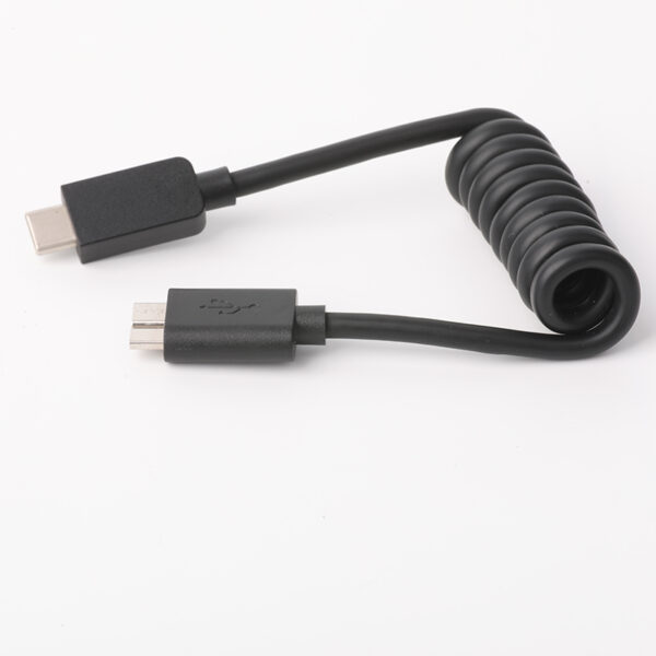 3.0 Micro B to Type C Spring Wire Cable - Image 5