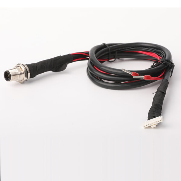 M12-17P Waterproof board end front lock male connector wire harness - Image 5