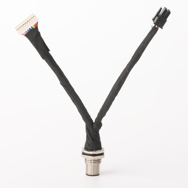 M12-17P Waterproof board end front lock male connector wire - Image 7